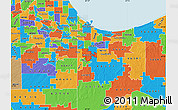 Political Map of ZIP code 46375