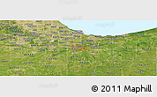 Satellite Panoramic Map of ZIP code 46375