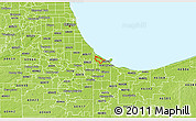Physical 3D Map of ZIP code 46394
