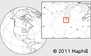 Blank Location Map of ZIP code 46394