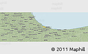 Savanna Style Panoramic Map of ZIP code 46394