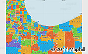Political Map of ZIP code 46402