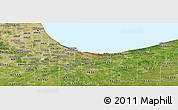 Satellite Panoramic Map of ZIP code 46402