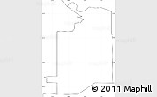 Blank Simple Map of ZIP code 46404