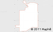 Silver Style Simple Map of ZIP code 46404