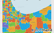 Political Map of ZIP code 46405