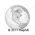 Outline Map of ZIP Code 46405