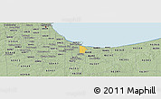 Savanna Style Panoramic Map of ZIP code 46406