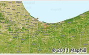 Satellite 3D Map of ZIP code 46407