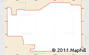 Classic Style Simple Map of ZIP code 46408