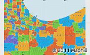 Political Map of ZIP code 46409