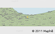Savanna Style Panoramic Map of ZIP code 46409