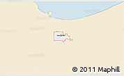 Classic Style 3D Map of ZIP code 46410, single color outside