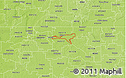 Physical 3D Map of ZIP code 46516