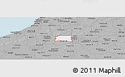 Gray Panoramic Map of ZIP code 46628