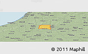 Savanna Style Panoramic Map of ZIP code 46628