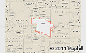 Classic Style Map of ZIP code 46714