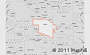 Silver Style Map of ZIP code 46714
