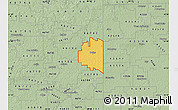 Savanna Style Map of ZIP code 46721