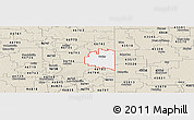 Classic Style Panoramic Map of ZIP code 46721