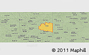 Savanna Style Panoramic Map of ZIP code 46721