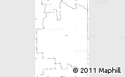 Blank Simple Map of ZIP code 46721