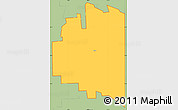 Savanna Style Simple Map of ZIP code 46721