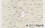Physical Map of ZIP Code 46774