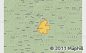 Physical Map of ZIP Code 46774
