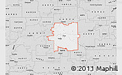 Silver Style Map of ZIP code 46970
