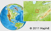 Physical Location Map of ZIP code 47129