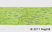 Physical Panoramic Map of ZIP code 47129