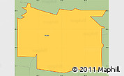 Savanna Style Simple Map of ZIP code 47164