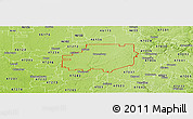 Physical Panoramic Map of ZIP code 47240