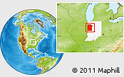 Physical Location Map of ZIP codes starting with 479, highlighted state