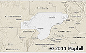Classic Style 3D Map of Clark County