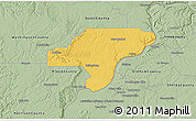 Savanna Style 3D Map of Clark County