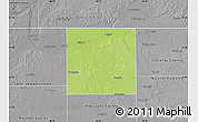 Physical Map of Elkhart County, desaturated