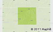 Physical Map of Elkhart County, lighten