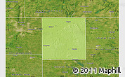 Physical Map of Elkhart County, satellite outside