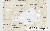 Classic Style Map of Gibson County