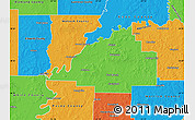 Political Map of Gibson County