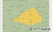 Savanna Style Map of Gibson County