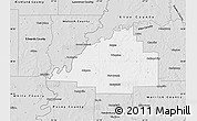 Silver Style Map of Gibson County