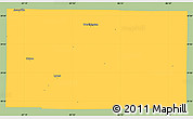 Savanna Style Simple Map of Greene County, single color outside