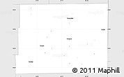Silver Style Simple Map of Jay County