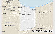 Classic Style 3D Map of Lake County