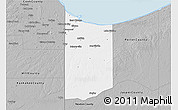 Gray 3D Map of Lake County