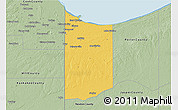 Savanna Style 3D Map of Lake County