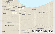 Shaded Relief 3D Map of Lake County